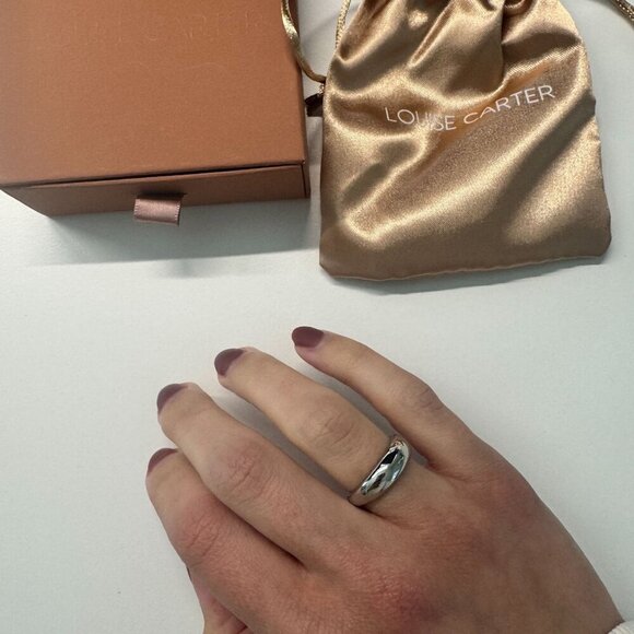 Leilani Dome Ring Silver (Size 6) - New With Box - Picture 5 of 5